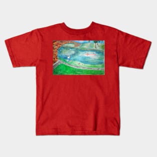 Sunshine and a Breath of Fresh Air Kids T-Shirt